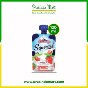 CIMORY SQUEEZE STRAWBERRY 120GR