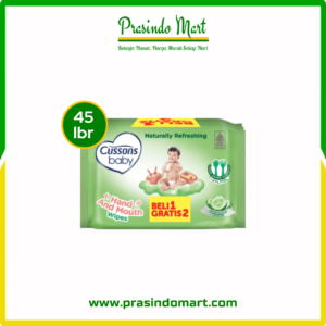 CUSSONS TISU BASAH NATURALLY 45X45
