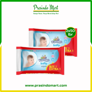 KODOMO BWIPE BLU 2X50