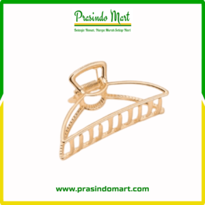 JEPITAN RAMBUT KOREA BESI BULAN SABIT SILVER