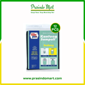 KLIN PAK KANTONG SAMPAH SEDANG 12PCS