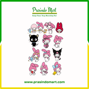 STIKER HELLO KITTY  MELODI
