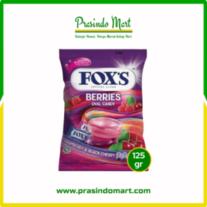 FOXS BERRIES OVAL CANDY 125GR