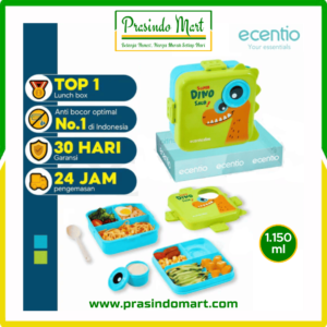 ECENTIO KIDS DINO 3GRID GREEN 1150ML