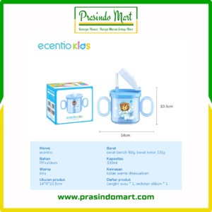 ECENTIO KIDS MUG BABY BLUE 330ML