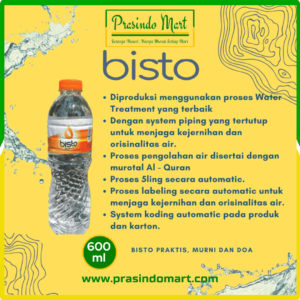 BISTO AIR MINERAL BTL 600ML