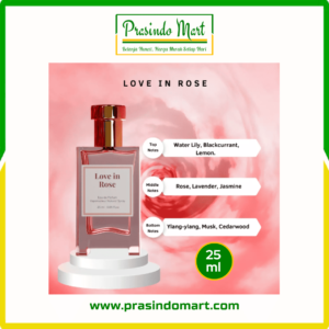 EAU DE PARFUME LOVE IN ROSE 25ML