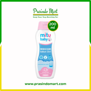 MITU FNC SABUN BTL 2IN1 PINK 200ML