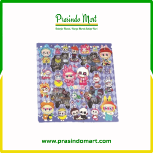 LABUBU STIKER BOX 100 PCS LBB091
